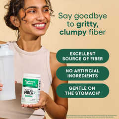 Physician's Choice Easy Mix Fiber pour shows smooth blending with no gritty texture