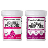 Physician's CHOICE Feminine Power Duo bottle front for daily vaginal and urinary balance.