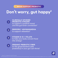 Physician's CHOICE Mood Probiotic daily dose suggests routine use