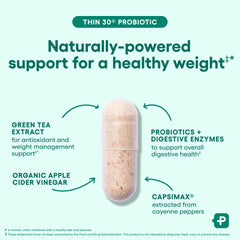 Physician's CHOICE Green tea extract capsule supports metabolism without caffeine.