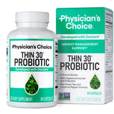 Physician's CHOICE Probiotics bottle for weight management and gut balance.