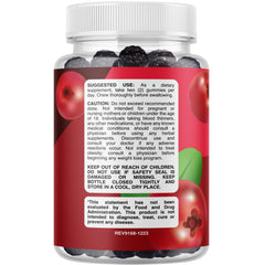 Close-up of Phytoral gummy showing texture for easy daily intake