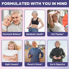 Phytrion menopause bottle front label—clear 16-in-1 formula for balance.