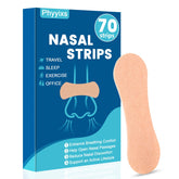 Phyyixs nasal strips universal fit open nasal passages for easier breathing at night.