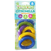 PIC Bugables citronella-scented coil wristbands 10-pack ready for outdoor use