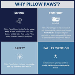 Pillow Paws terry-knit comfort slipper socks deliver plush softness for daily wear.