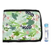 Pinklilycare foldable storage case front view showing 42-tube organization for travel convenience.