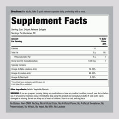 Close-up of Piping Rock softgels showing quick release for easy swallowing.