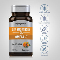Piping Rock packaging label highlights gluten-free and non-GMO formulation.