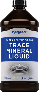 Piping Rock Trace Mineral Liquid bottle for daily mineral support.