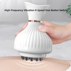 PIPLYKI Cleanse massager worn comfortably as a lightweight device.