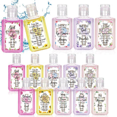 Piuaeue 50pcs hand sanitizers pack designed for events and gifts.