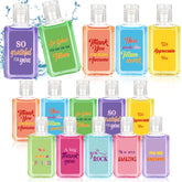 Piuaeue Thank You mini sanitizer with colorful design for team appreciation.