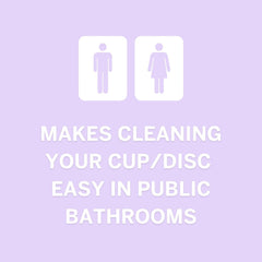 Pixie Cup flushable wipes for convenient bathroom use