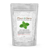 Plant Guru menthol crystals 8 oz for cosmetic projects and soaps.