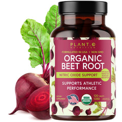 PLANT.O NUTRITION beet root tablets bottle highlights convenient daily use