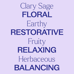 Clary Sage oil supports hair, skin, and nail care when diluted