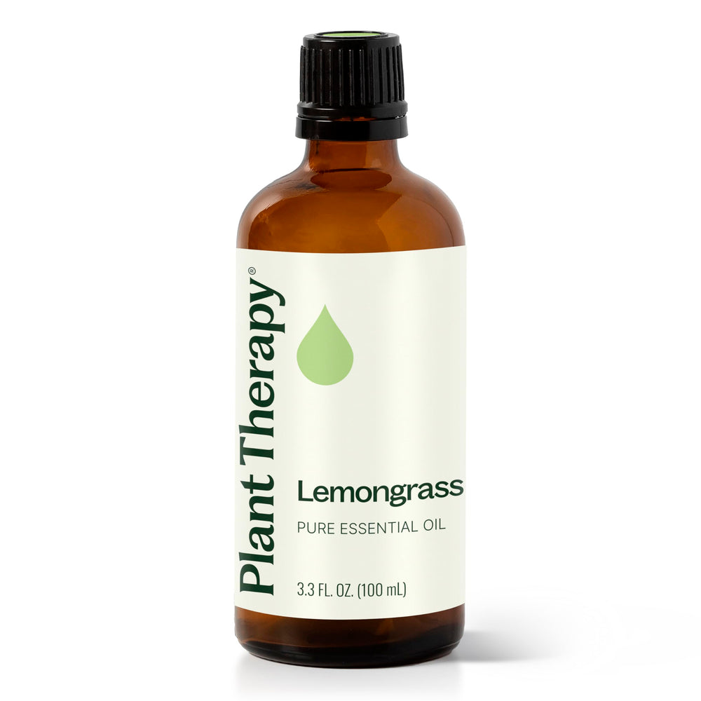 Plant Therapy Lemongrass oil bottle ready for diffusion and refreshment