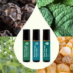 Plant Therapy Pain Support Tension Relief roll-on for head and muscle comfort.