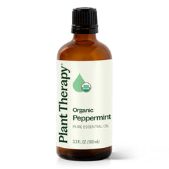 Plant Therapy peppermint oil bottle with pure aroma for diffusers