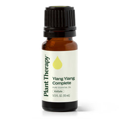Plant Therapy Ylang Ylang Complete oil bottle for pure aroma and mood support.