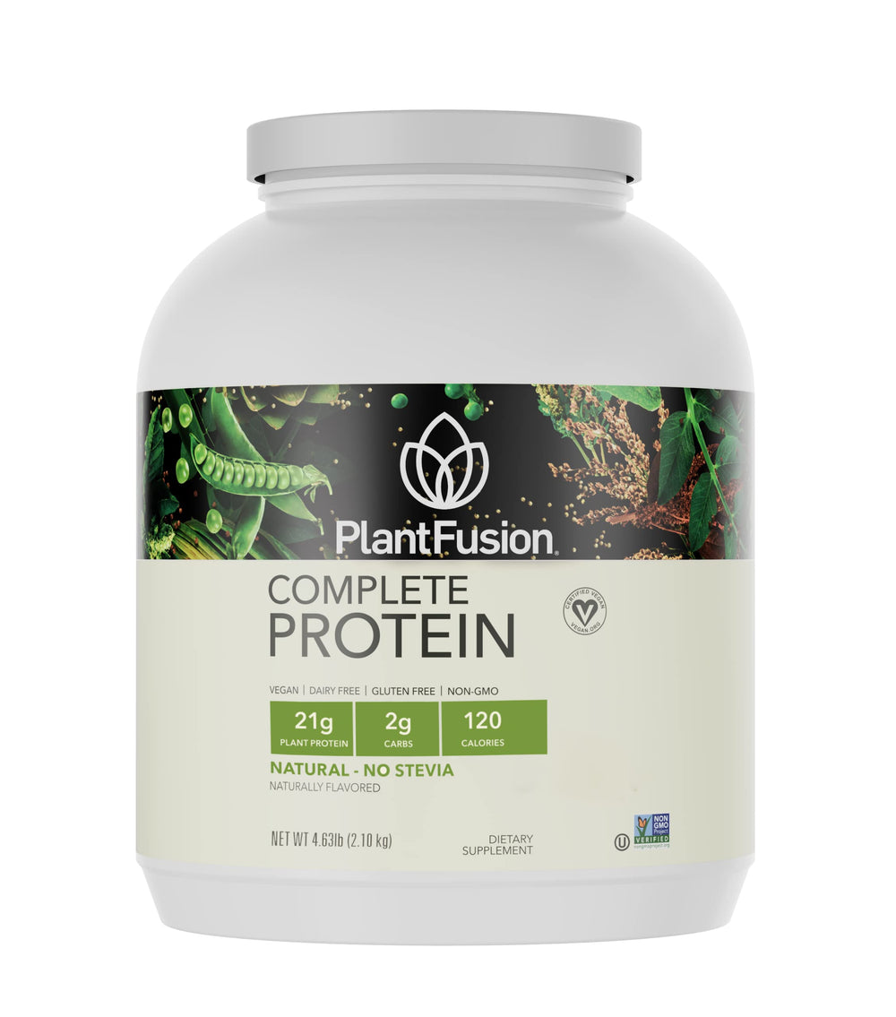 PlantFusion Complete Vegan Protein Powder bag front view for a clean plant protein source