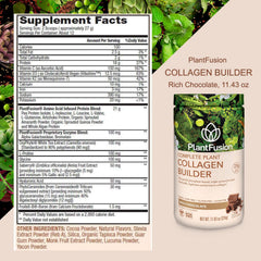 PlantFusion vegan collagen powder is gluten-free and dairy-free for inclusive diets.