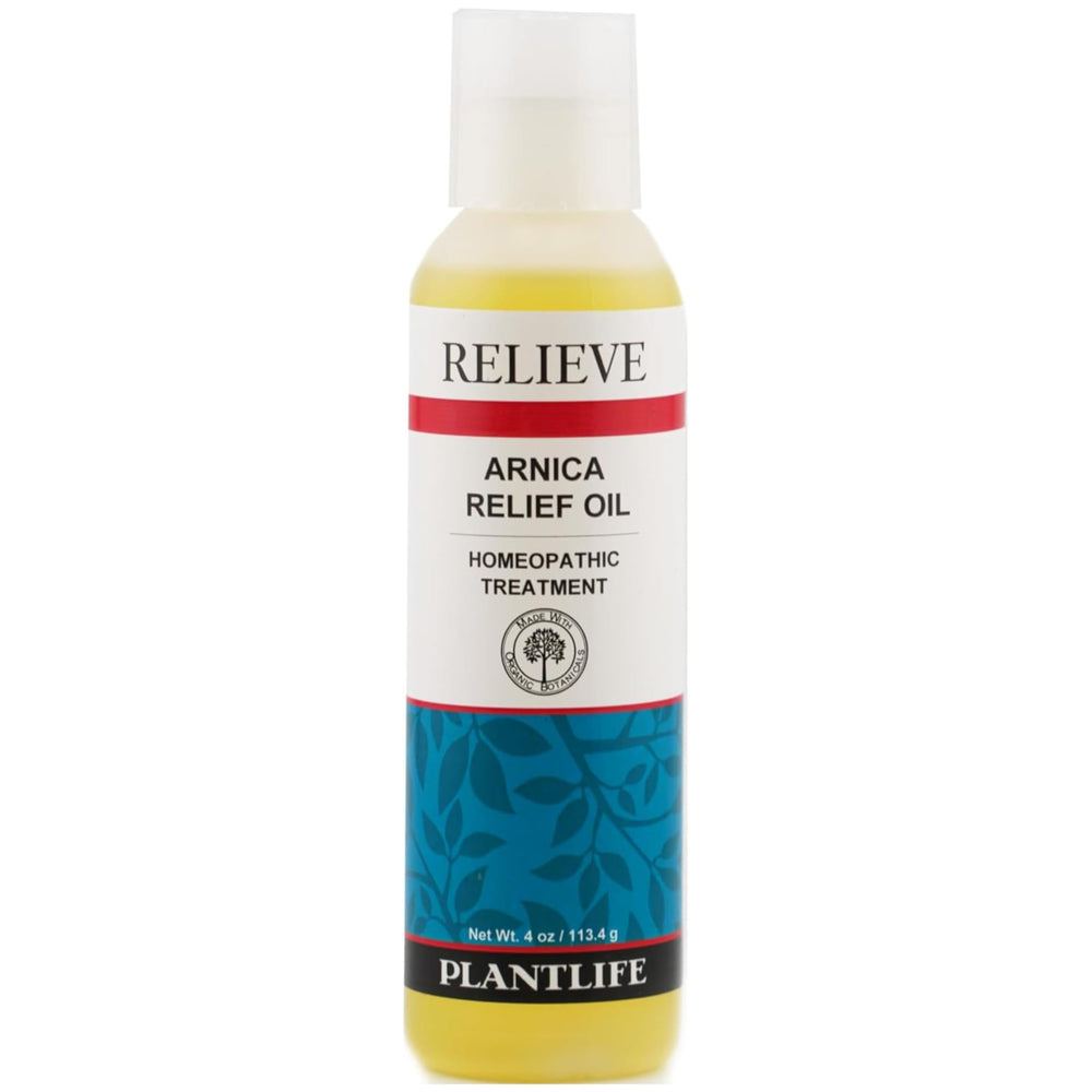 Plantlife Arnica Relieve Oil bottle for easy daily use