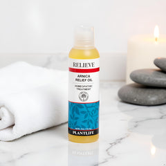 Plantlife Arnica Relieve Oil ingredients highlight herbal blend