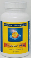 Plaquex Oral softgels bottle with 60 capsules for convenient daily use