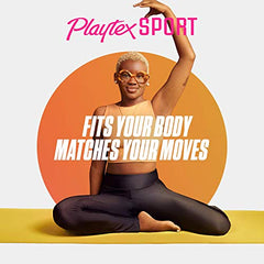 Playtex Sport Flexfit technology adapts to movement.