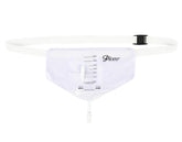 Plceo urine bag with waist belt shows discreet belly wear for daily comfort.
