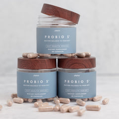 Plexus ProBio 5 capsule close-up highlights easy-to-swallow shape