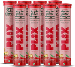 PLIX Apple Cider Vinegar tablets in bottle support daily wellness