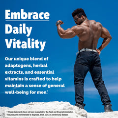 PLOOF Nutra ingredients panel highlights Ashwagandha and adaptogens for balance.