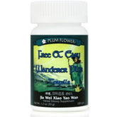 Plum Flower teapills bottle front shows 200-pill supply for daily use.