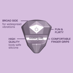 PlusOne ergonomic design enhances targeted clitoral stimulation and comfort.