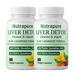 PLYNXE Nutrapure liver detox bottle for easy daily liver support.