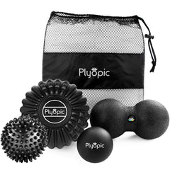 Plyopic lacrosse ball for targeted deep tissue relief and mobility.