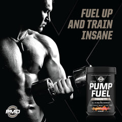 PMD Pump Fuel Ultra Insanity ingredients close-up highlighting creatine and citrulline