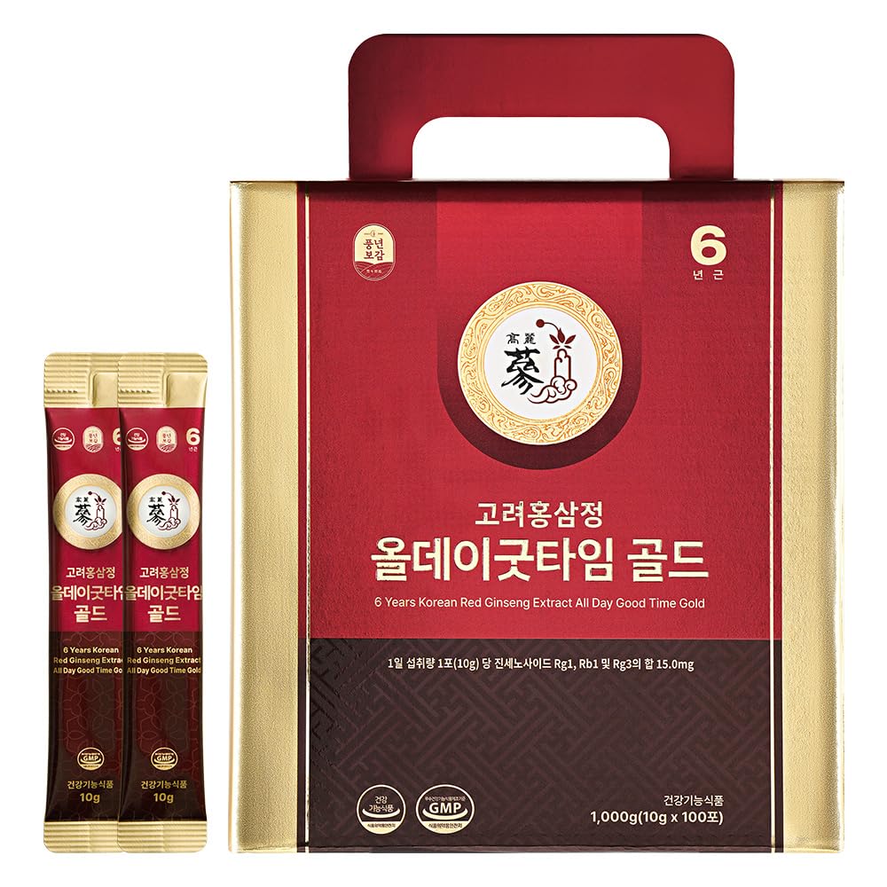 PNBG 6-year Korean red ginseng shot bottle for convenient daily vitality.