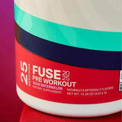 Podium Nutrition Fuse 2025 glass with water illustrating smooth energy and hydration