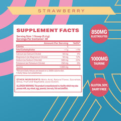 Podium Nutrition Training Salt+Electrolytes strawberry bottle ready for workouts