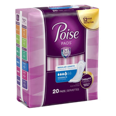 Poise absorción instantánea, protección absorbente para comodidad diaria.