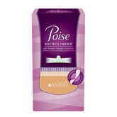 Poise microliners long length pack for discreet daily protection on the go