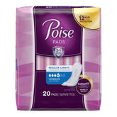 Poise protector absorbente regular, 20 unidades, protección discreta en cualquier ocasión.