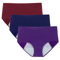 POKARLA women's incontinence underwear 3-pack front view for discreet daily protection.