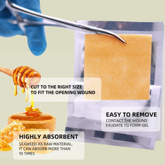 POLYNEW Manuka dressing forms gel on contact with exudate for moist healing