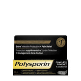 Polysporin Antibiotic Ointment 30g tube in front view for convenient at-home first aid