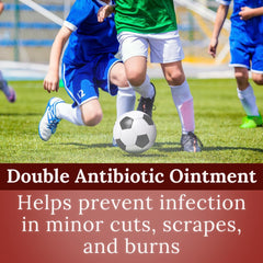 Polysporin first aid ointment neomycin-free formula suitable for sensitive skin.